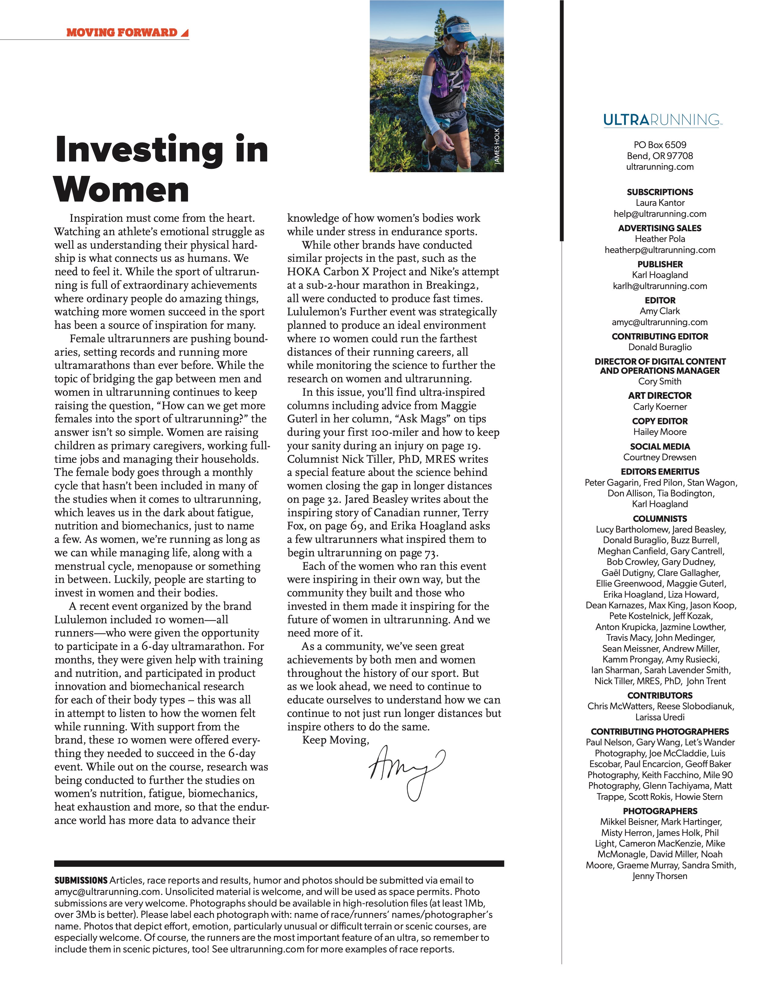 Investing In Women Investing in women